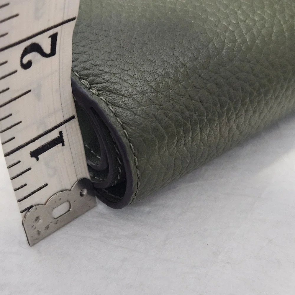 New $199 Kate Spade Lena Medium Compact Bifold Wallet Leather Enchanted Green 💚